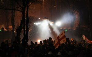 Read more about the article Georgia Rocked By Violent Protests Over Russia-EU Divide Within Country