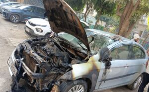 Read more about the article Man Sets Neighbour’s Car On Fire In South Delhi, Tracked 600 Km Away