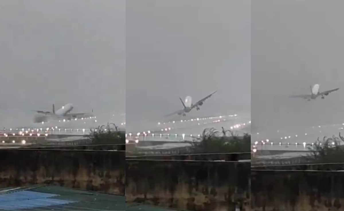 Read more about the article Viral Video Shows Plane Struggling To Land In Chennai Amid Strong Winds