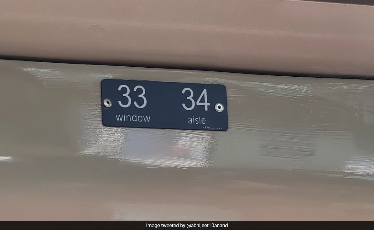 Vande Bharat Passenger's Booked Window Seat Turns Out To Be Aisle, Railways Responds