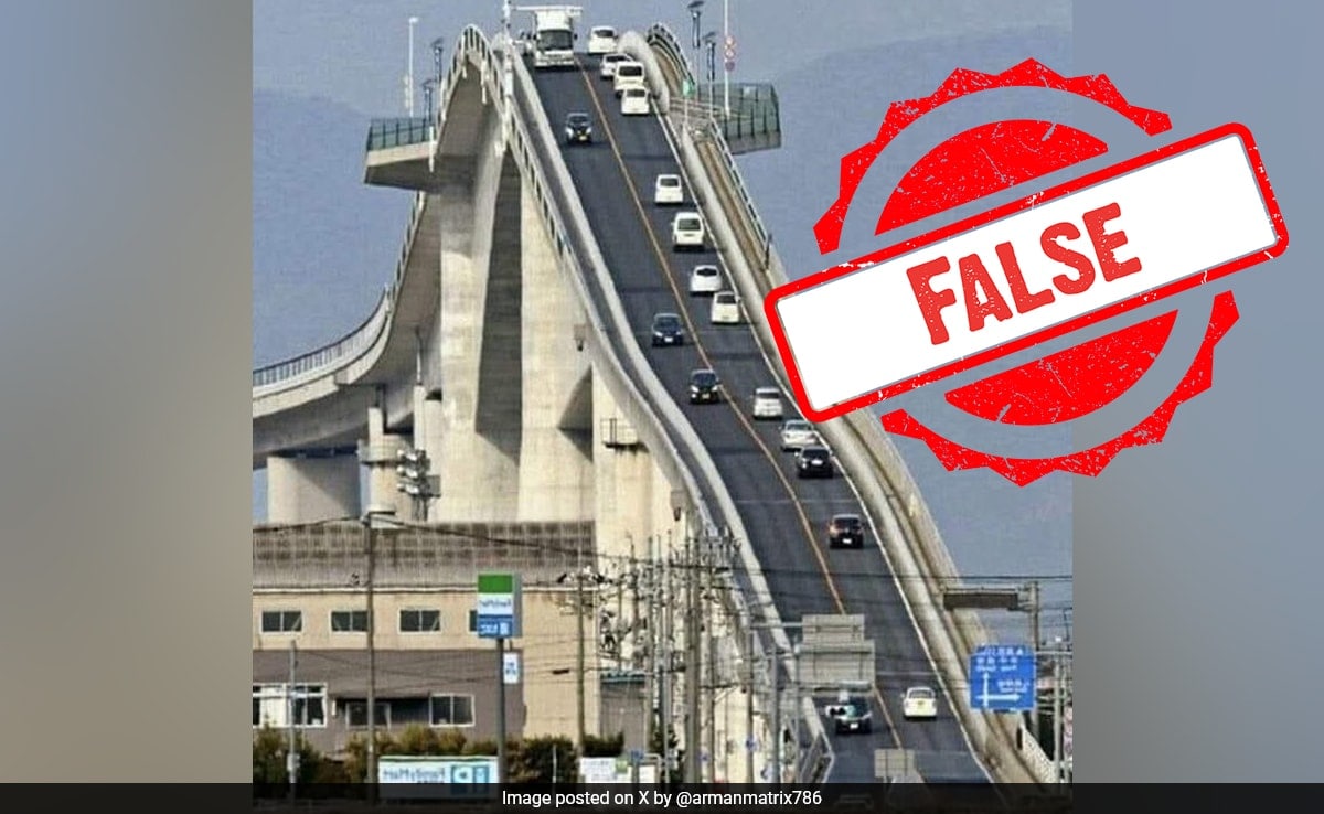 Read more about the article Does This Image Show A Steep Bridge In Uttar Pradesh? No, It’s In Japan