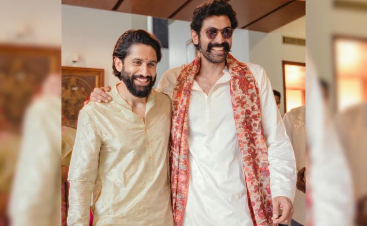 Rana Daggubati Poses With The Groom. See Pic