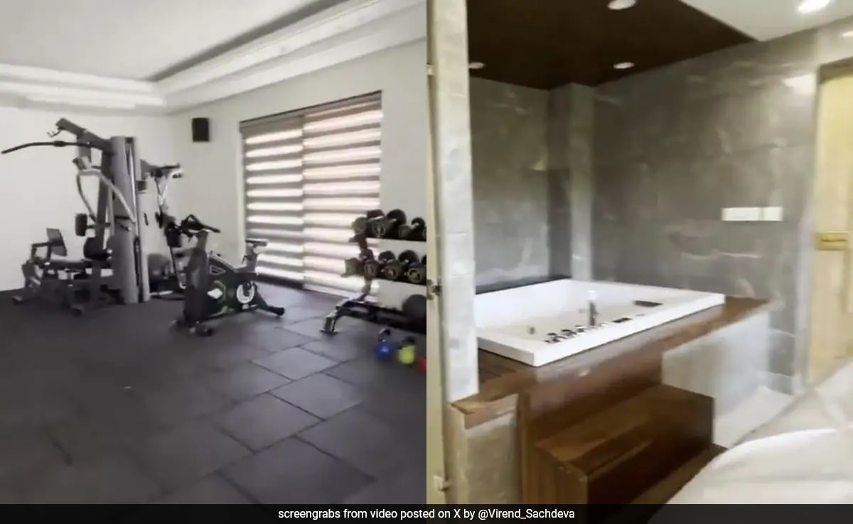 BJP Shares Inside Visuals Of Delhi Chief Minister's Bungalow, AAP Reacts