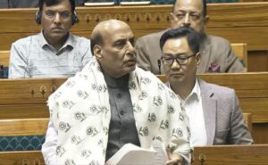 Read more about the article Rajnath Singh Says Attempts To Black Out Role Of Some In Upholding Constitution During Debate In Lok Sabha