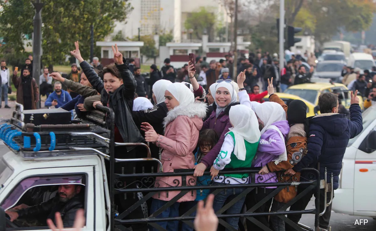 Celebrations Across Syria Mark End Of Bashar al-Assad's Rule