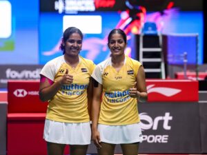 Read more about the article Treesa Jolly-Gayatri Gopichand Bow Out Of BWF World Tour Finals