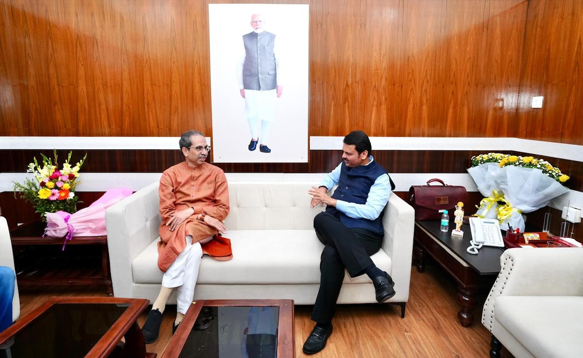 Uddhav Thackeray Meets Devendra Fadnavis For 1st Time After Poll Rout