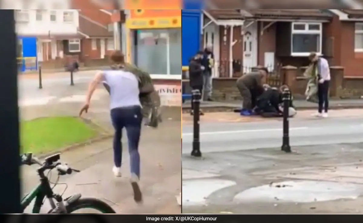 UK Man Leaves Haircut Midway To Help Policeman Under Attack, Internet Applauds