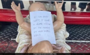 Read more about the article Thief In US Returns Stolen Baby Jesus Statue With Apology Note: “Won’t Happen Again”