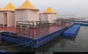 Read more about the article A Floating Jetty For Devotees To Bath And Change Clothes