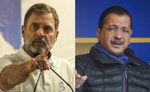 Read more about the article Rahul Gandhi vs Arvind Kejriwal Continues With “Paris Wali Delhi” Swipe