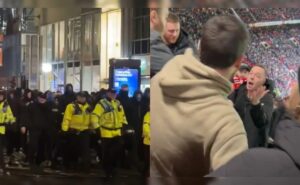 Read more about the article Rangers Fans Cause Chaos In Manchester Before And During Europa League Clash Against United