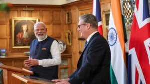 Read more about the article PM Modi, Starmer unveil India-UK growth ‘launchpad’ in Mumbai talks, expand trade, defence, education ties