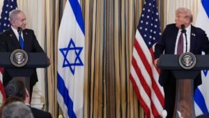 Read more about the article Trump warns Hamas to ‘move quickly’ on Gaza peace plan – Firstpost