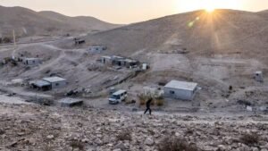 Read more about the article Israeli settlers set fire to Palestinian warehouse as West Bank attacks surge – Firstpost