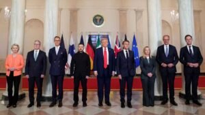 Read more about the article Trump clarifies Ukraine peace plan is not ‘final offer’ for Zelenskyy as Western allies raise concerns – Firstpost