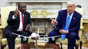 Read more about the article South Africa refuses G20 handover to ‘junior’ US envoy, triggering diplomatic row – Firstpost