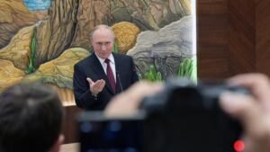 Read more about the article Putin rejects concessions on Ukrainian territory in response to revised peace plan – Firstpost
