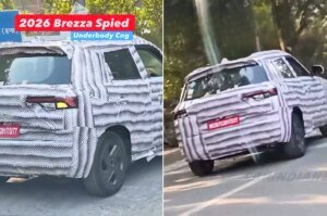 Read more about the article Maruti Brezza facelift spotted testing for the first time