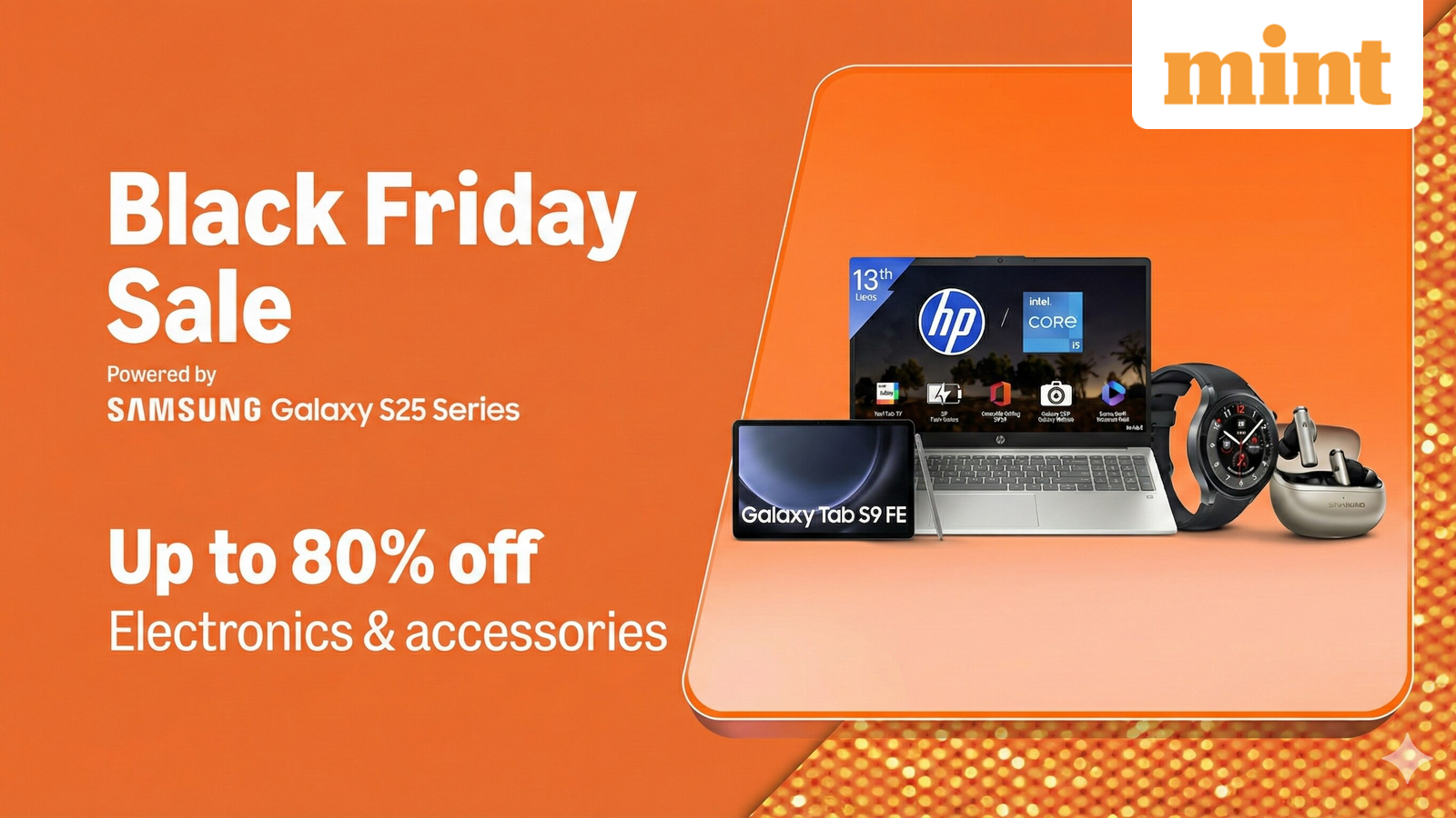 Black Friday 2025 LIVE on Amazon, the biggest price drop of the year with up to 80% off across electronics and home appliances.