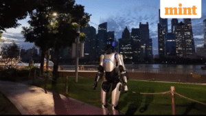 Read more about the article Chinese humanoid robot sets Guinness World Record after walking over 100 km, says it needs ‘new pair of shoes’