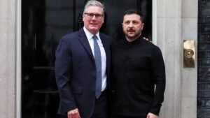 Read more about the article In call with Zelenskyy, Starmer reaffirms UK readiness to deploy troops to Ukraine ‘in event of hostilities ceasing’ – Firstpost