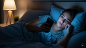 Read more about the article Your bedtime phone use may not be as bad as you were told: New study – Firstpost