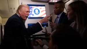 Read more about the article Quiet, piggy, says Trump to Catherine Lucey. How US president keeps demeaning women journalists – Firstpost