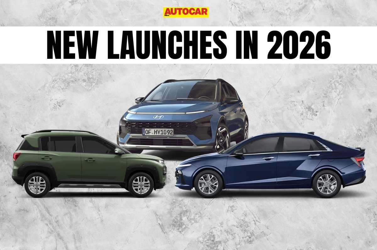New Hyundai cars and SUVs launching in 2026
