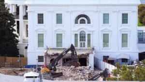 Read more about the article Trump can build ballroom in White House, rules US federal judge – Firstpost