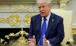 Read more about the article Trump credits tariffs for strong US GDP growth, dismisses inflation concerns