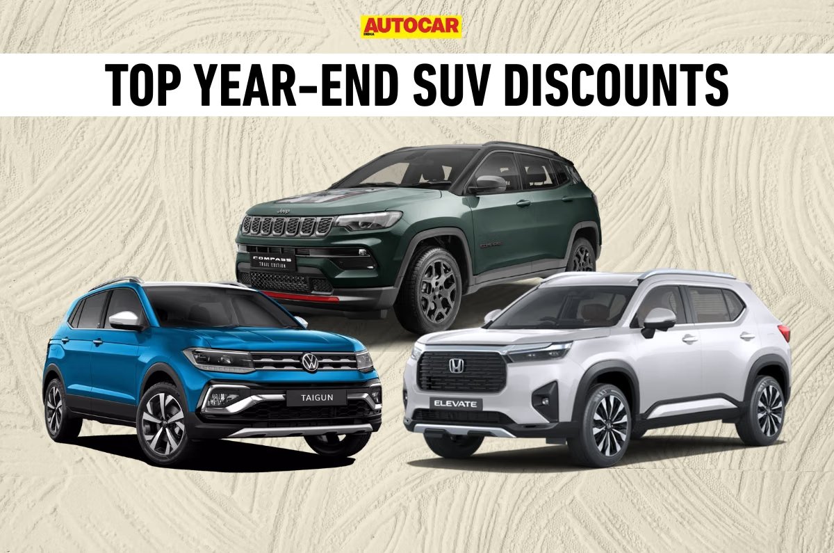Read more about the article Top 10 year-end discounts on SUVs in India