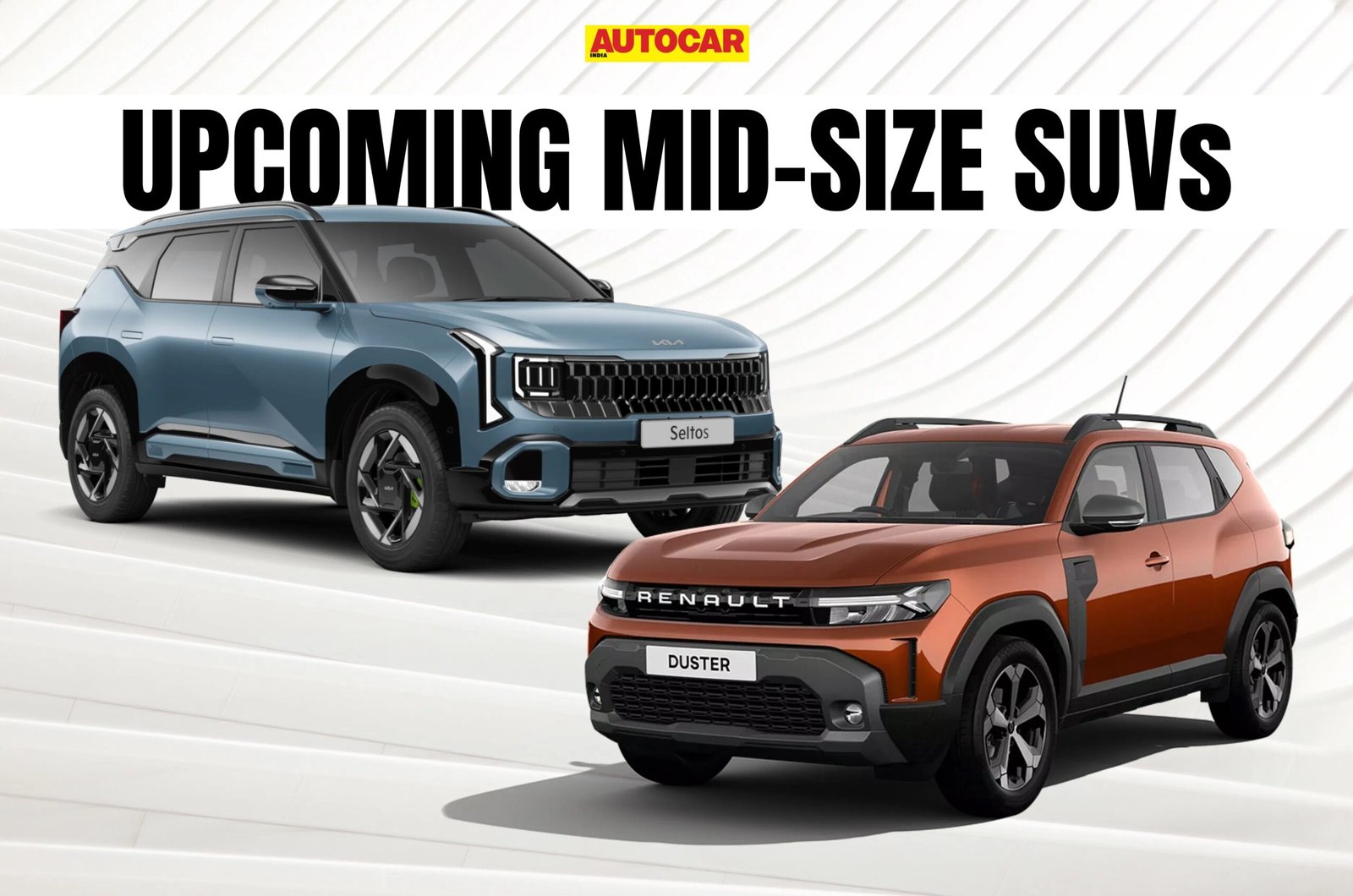 Upcoming mid size SUVs in India in 2026