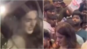 Read more about the article Actress niddhi Agerwal mobbed at ‘The Raja Saab’ event in Hyderabad, internet reacts – Firstpost