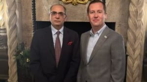 Read more about the article Amid India-US trade talks, Vinay Kwatra meets Sergio Gor at Trump’s Mar-a-Lago home – Firstpost
