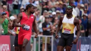 Read more about the article Kenny Bednarek on Noah Lyles rivalry, Neeraj Chopra’s rise, Indian athletics & more – Firstpost