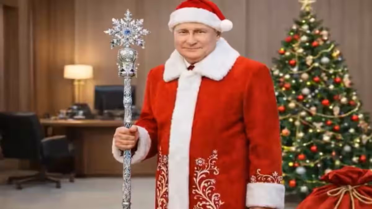 ‘Naughty ones will get what’s coming’: Russia’s barbed Christmas post sparks buzz with Modi jet, Trump frame
