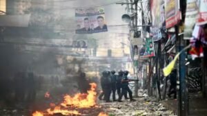 Read more about the article Bangladesh police announce reward after Hindu homes torched amid spreading mob violence – Firstpost
