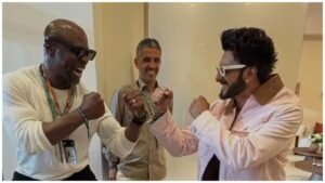 Read more about the article Brooklyn Nine-Nine actor Terry Crews strikes pose with Ranveer Singh, congratulates him for Dhurandhar – Firstpost