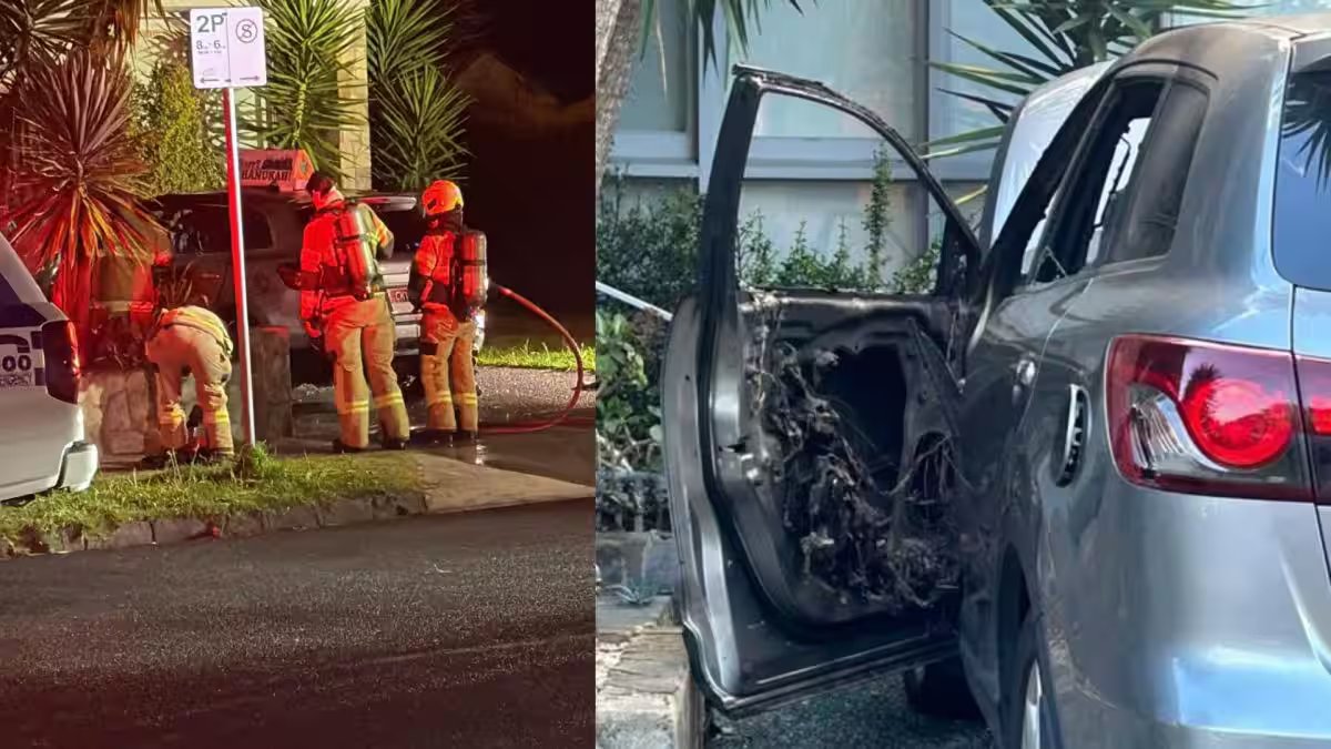 Car with Hanukkah sign set ablaze in suspected antisemitic attack days after Bondi shooting – Firstpost