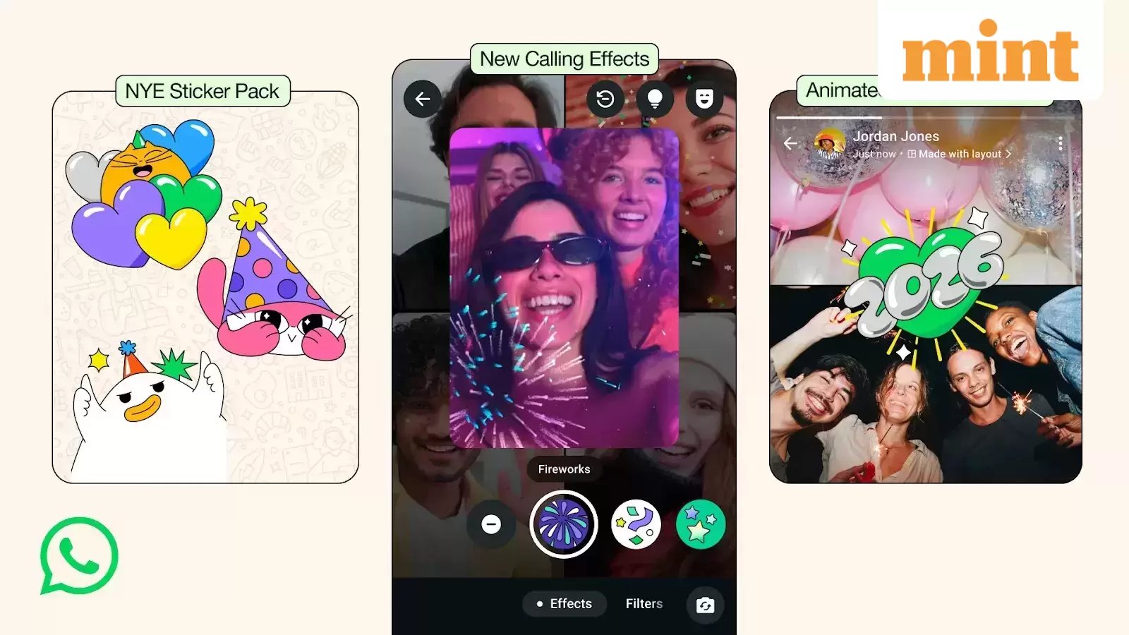 WhatsApp's features for New Year