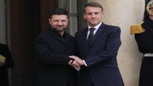Read more about the article Ukraine peace must be ‘truly durable’, says Zelenskyy after talks with Macron – Firstpost