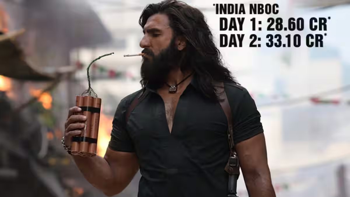 Read more about the article Ranveer Singh’s spy drama blasts its way into day 2 with a solid Rs 33.10 crore, mints Rs 60 crore in two days – Firstpost