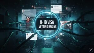 Read more about the article US begins enhanced H-1B visa screening today, expands social media vetting – Firstpost