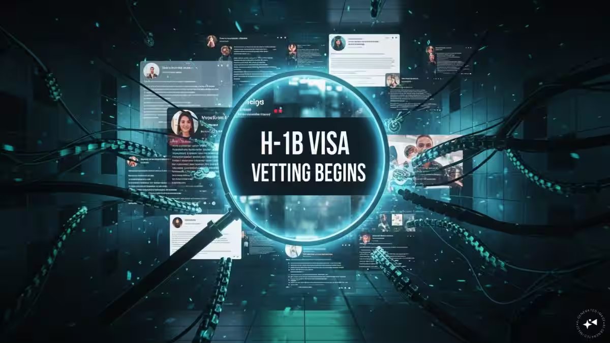 US begins enhanced H-1B visa screening today, expands social media vetting – Firstpost