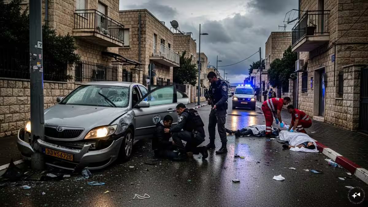 Stabbing and car-ramming in Northern Israel kill two, Palestinian attacker wounded – Firstpost