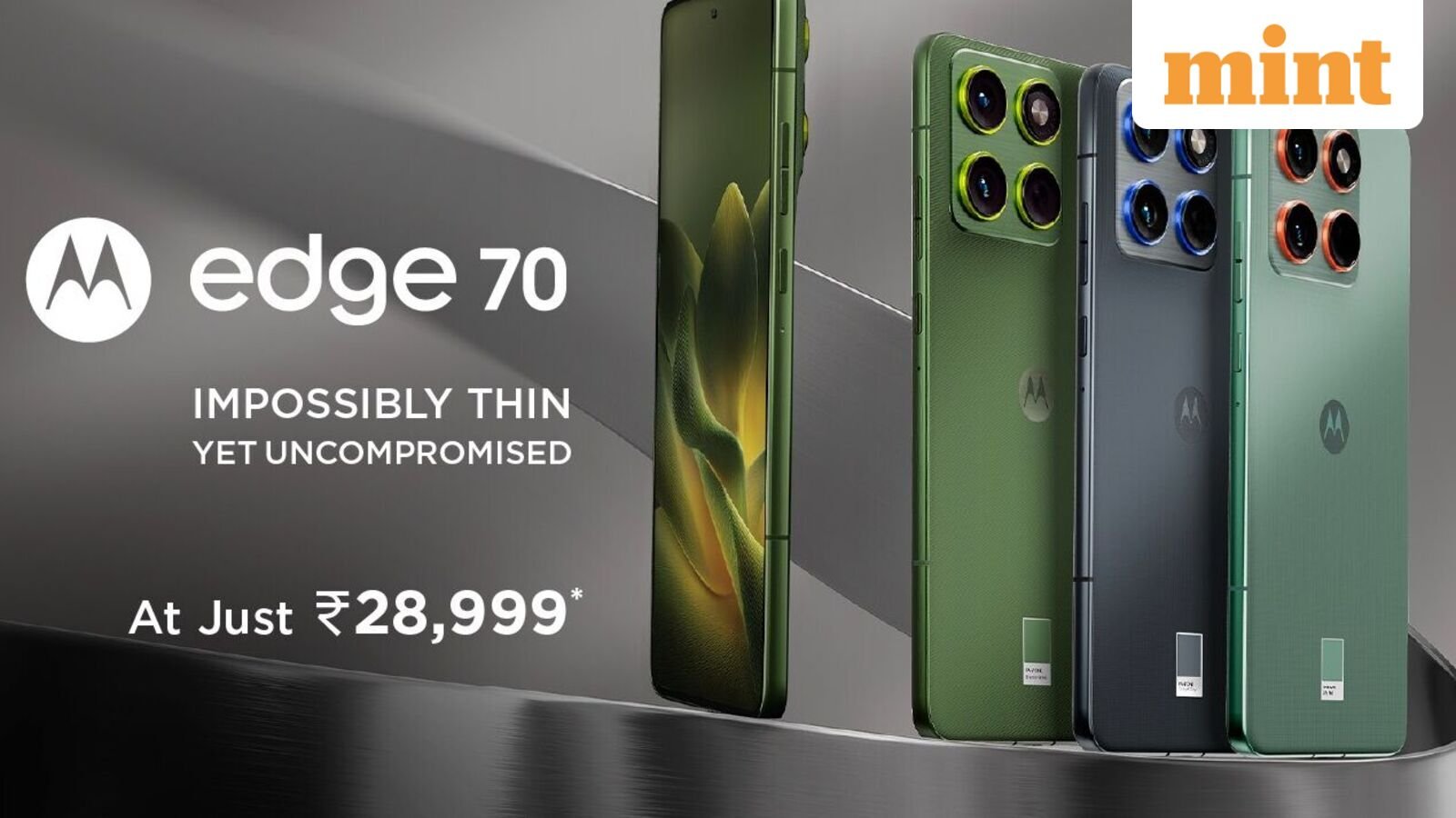 Read more about the article Motorola Edge 70 launched in India with Snapdragon 7 Gen 4 chip: Price, specifications and more