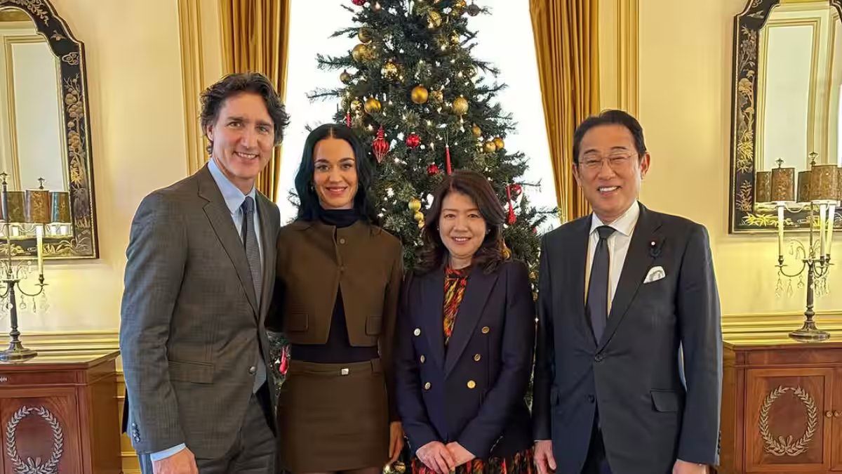 Read more about the article Singer Katy Perry accompanies Justin Trudeau for lunch with former Japanese PM Fumio Kishida in Japan – Firstpost