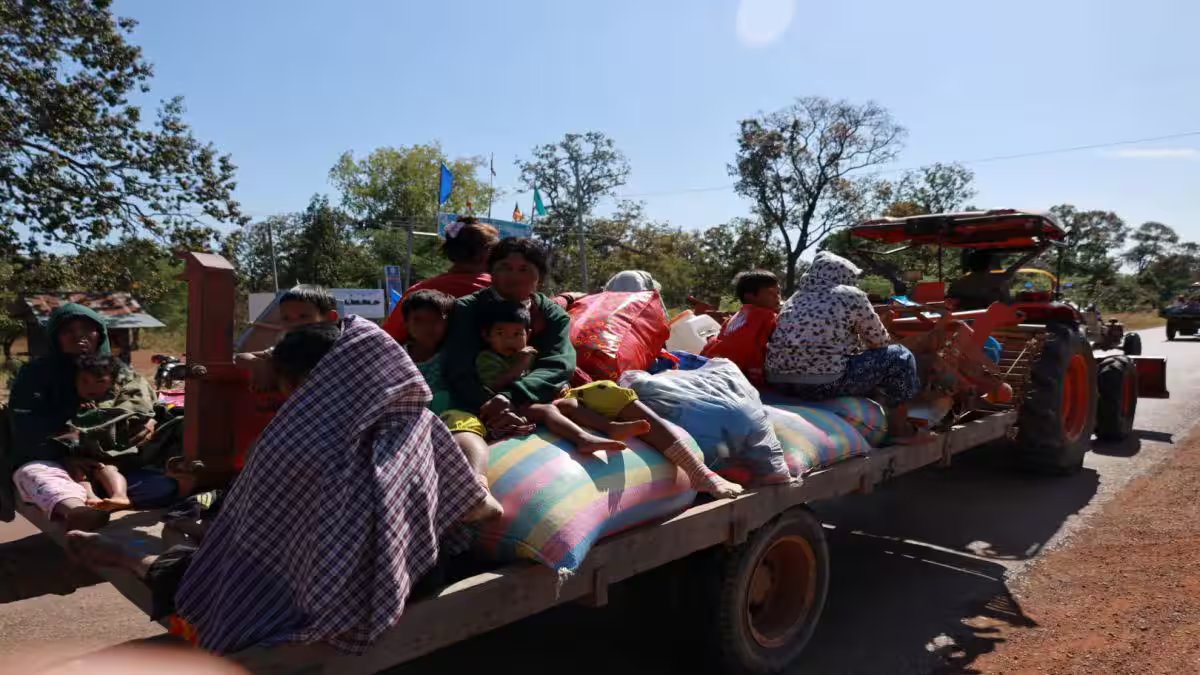 Millions displaced in Cambodia amid escalating border clashes – Firstpost
