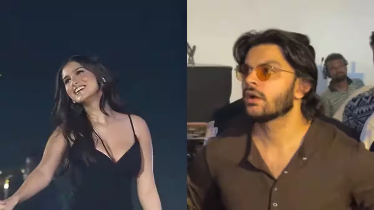 Read more about the article Tara Sutaria calls her kissing video with singer AP Dhillon ‘clever editing,’ Veer Pahariya says ‘My reaction was taken during…’ – Firstpost